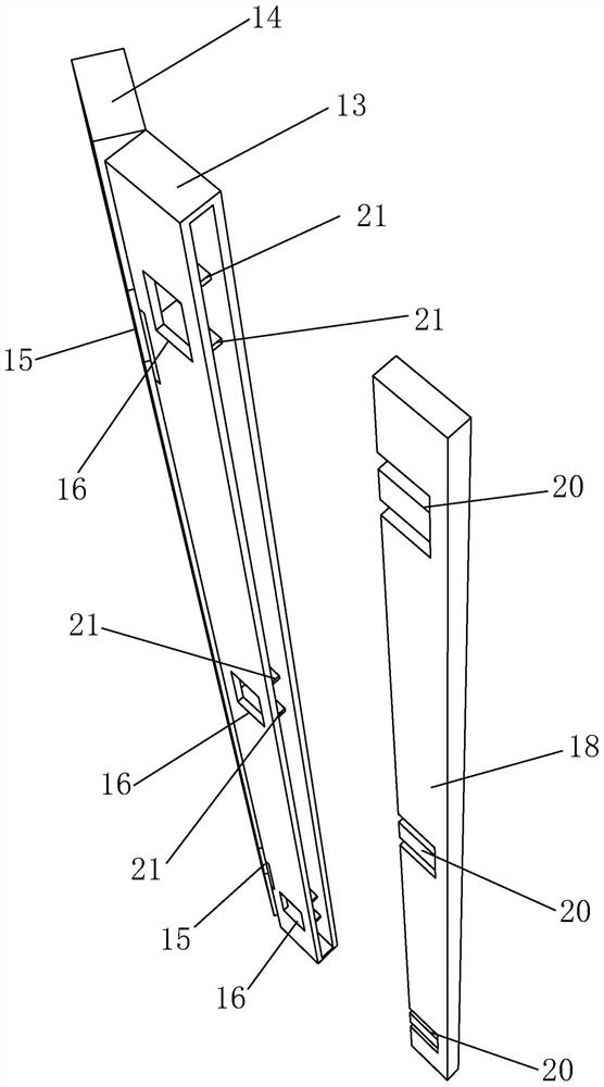 Corner decorative glass plate for disinfection cabinet and manufacturing method thereof