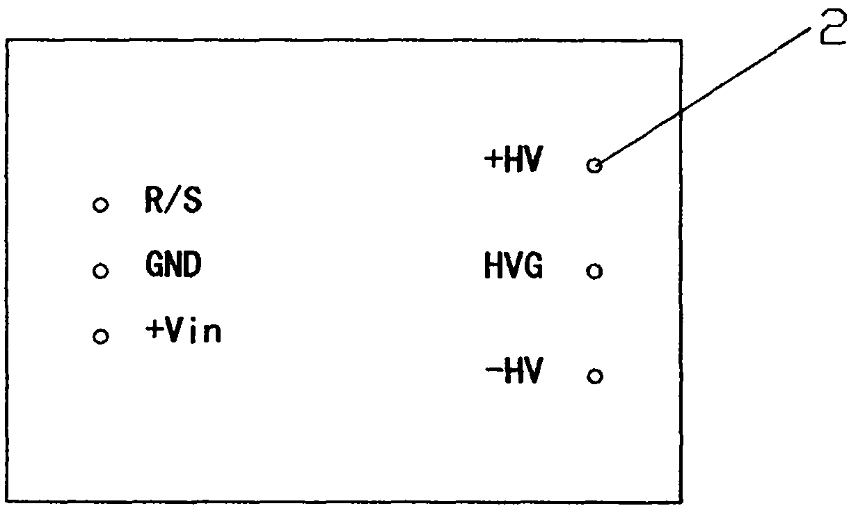 Modular power supply for insulating fixed symmetrical output high voltage