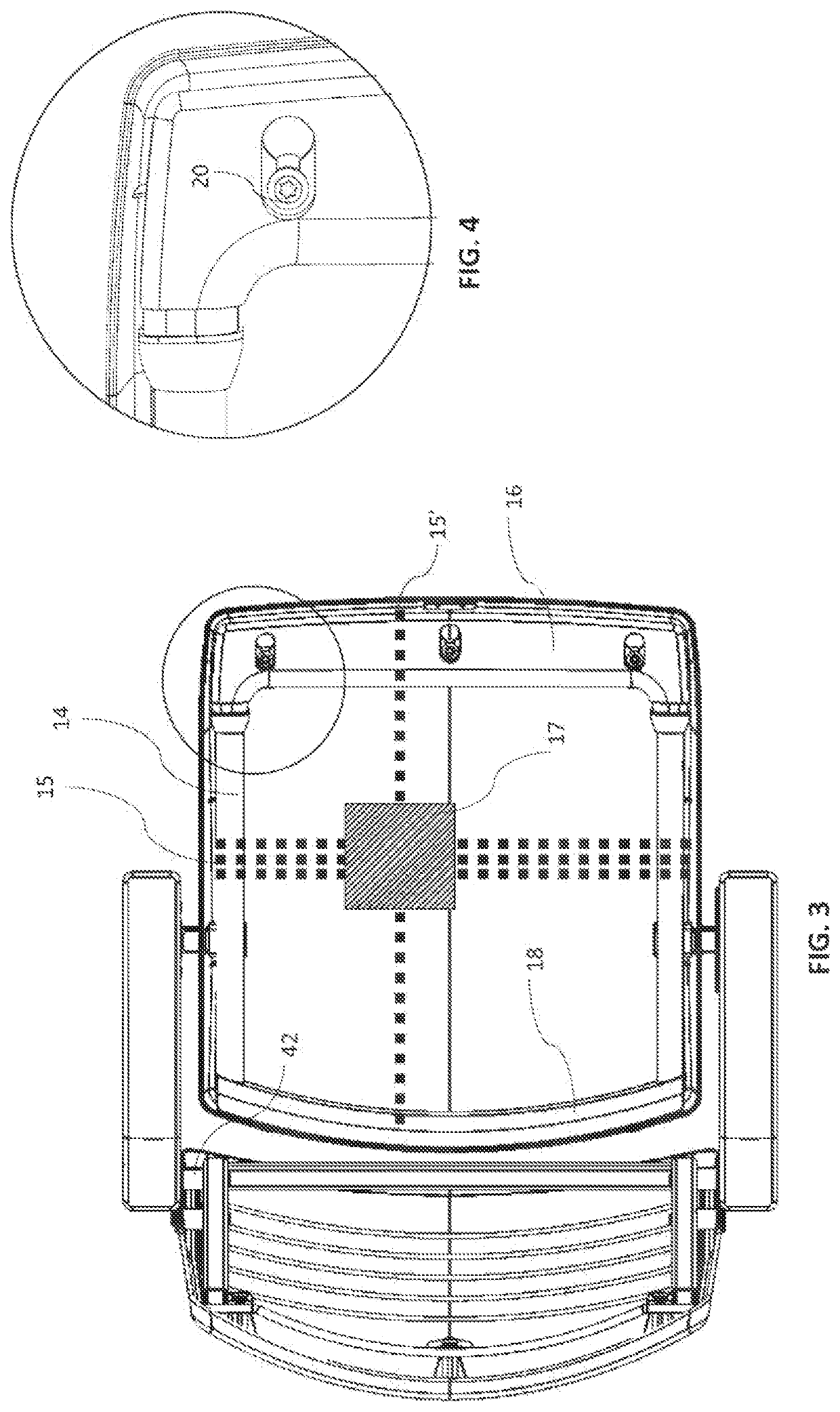 Chair with molded panel