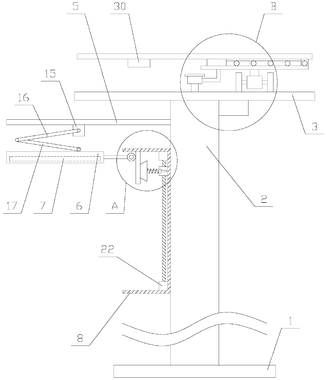 Solar street lamp capable of preventing hot spot effect and used for outdoor lighting