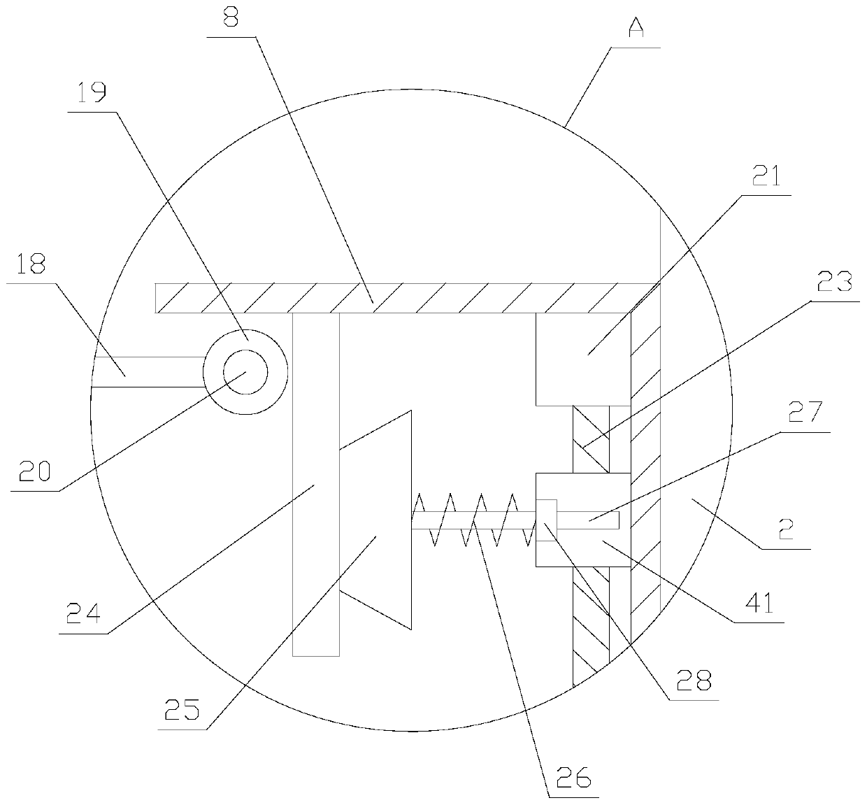 Solar street lamp capable of preventing hot spot effect and used for outdoor lighting