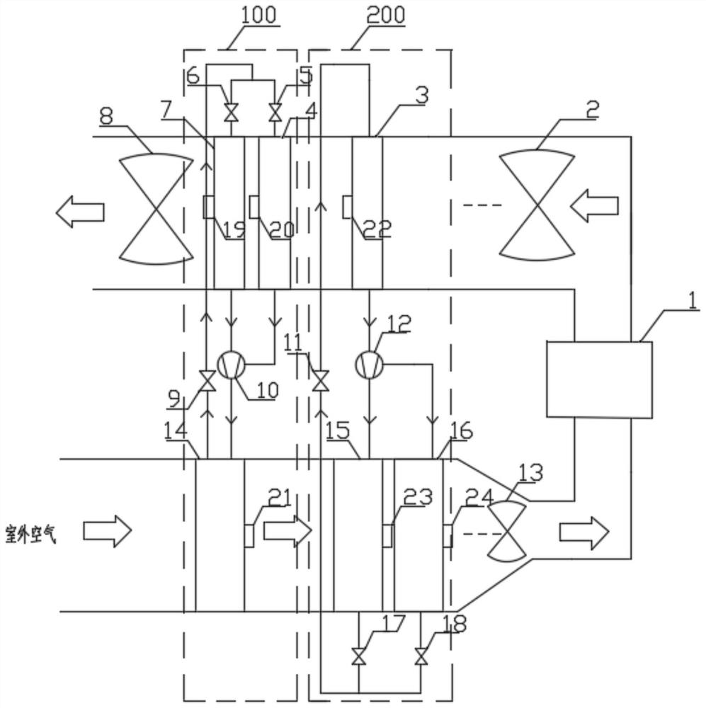 Heat pump drying system and control method thereof