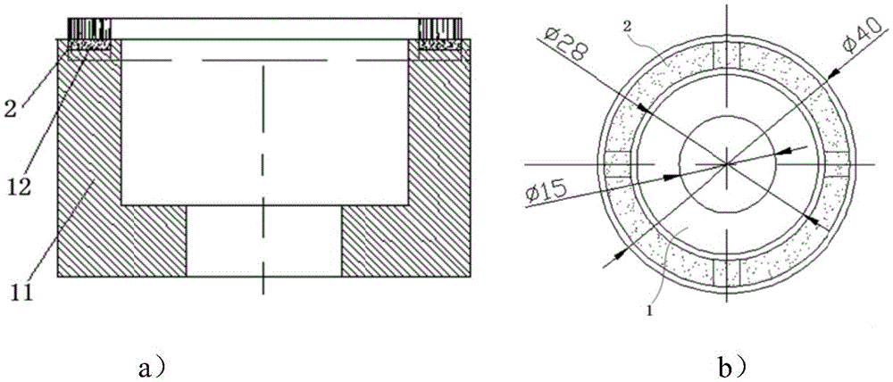 Ultra-hard diamond grinding wheel free of binding agent and manufacturing method of ultra-hard diamond grinding wheel