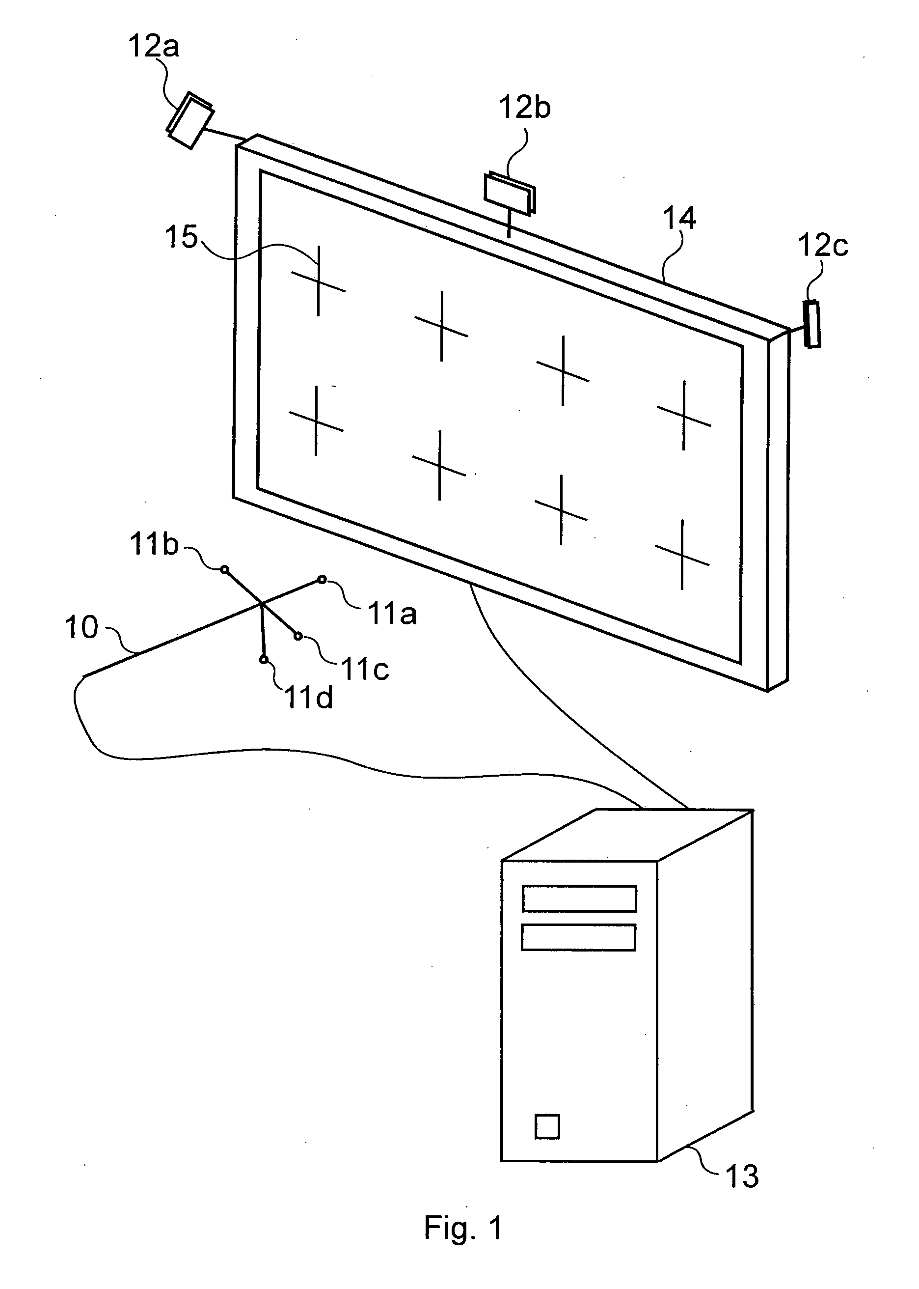 Method For Calculating One Or More Parameters And A System For Detecting Spatial Placement