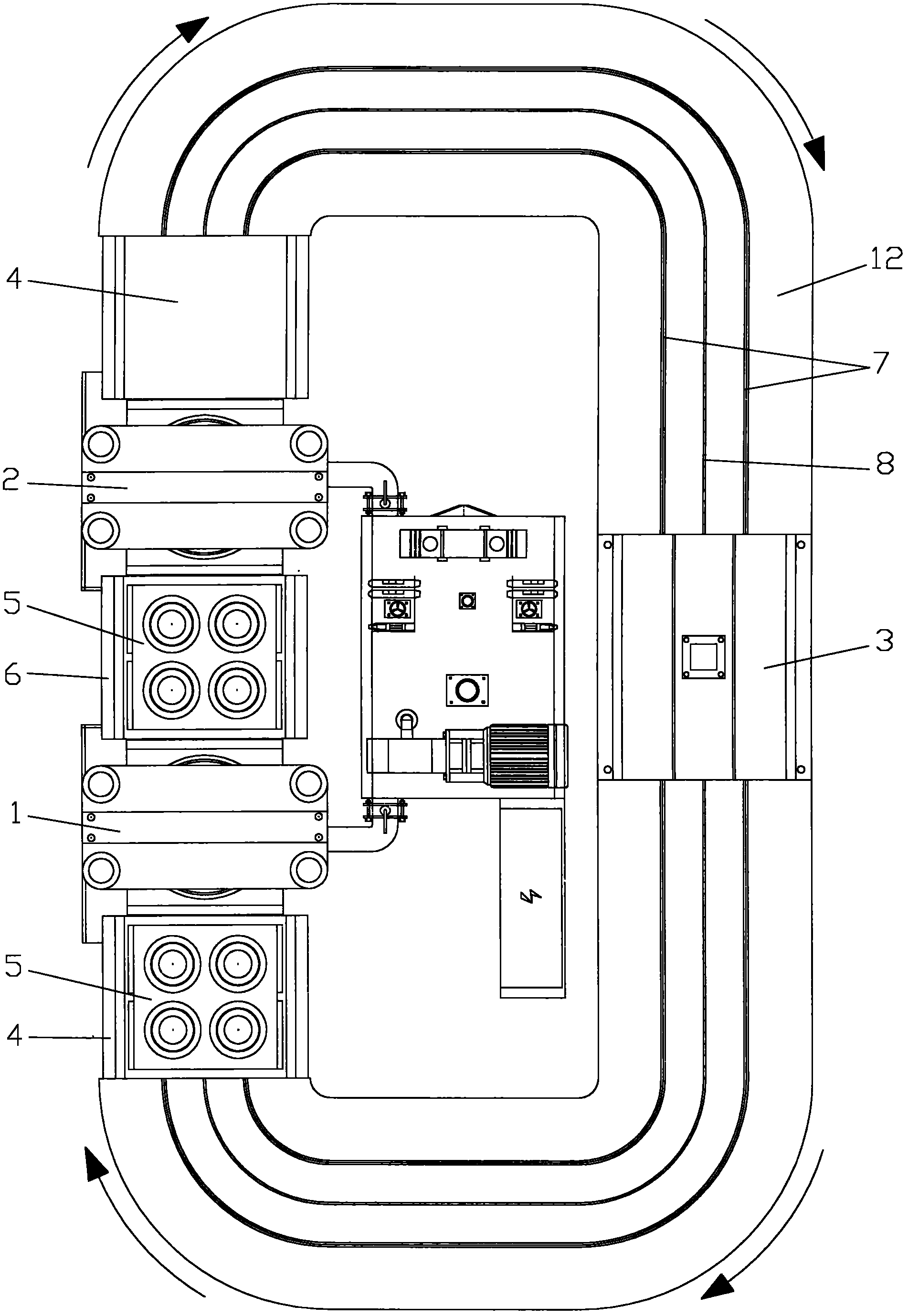 Rubber diaphragm circular vulcanizing device for brake chamber in automobiles