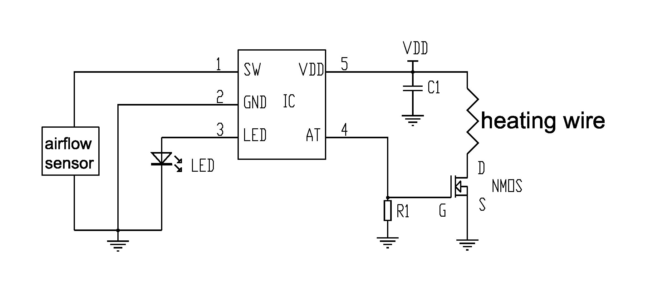 Electronic Cigarette Circuit