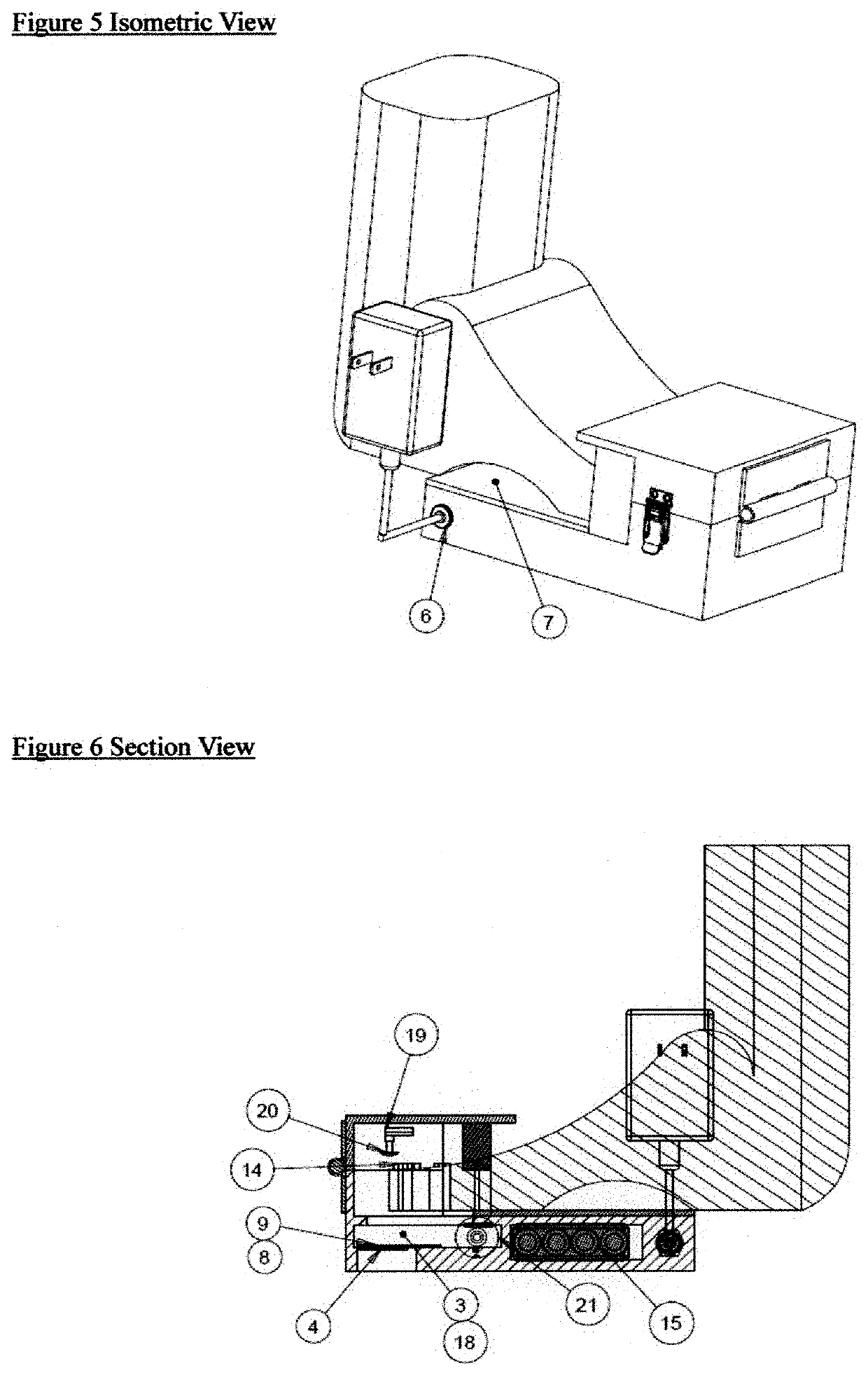 Treatment apparatus and mechanisms for an infected nail