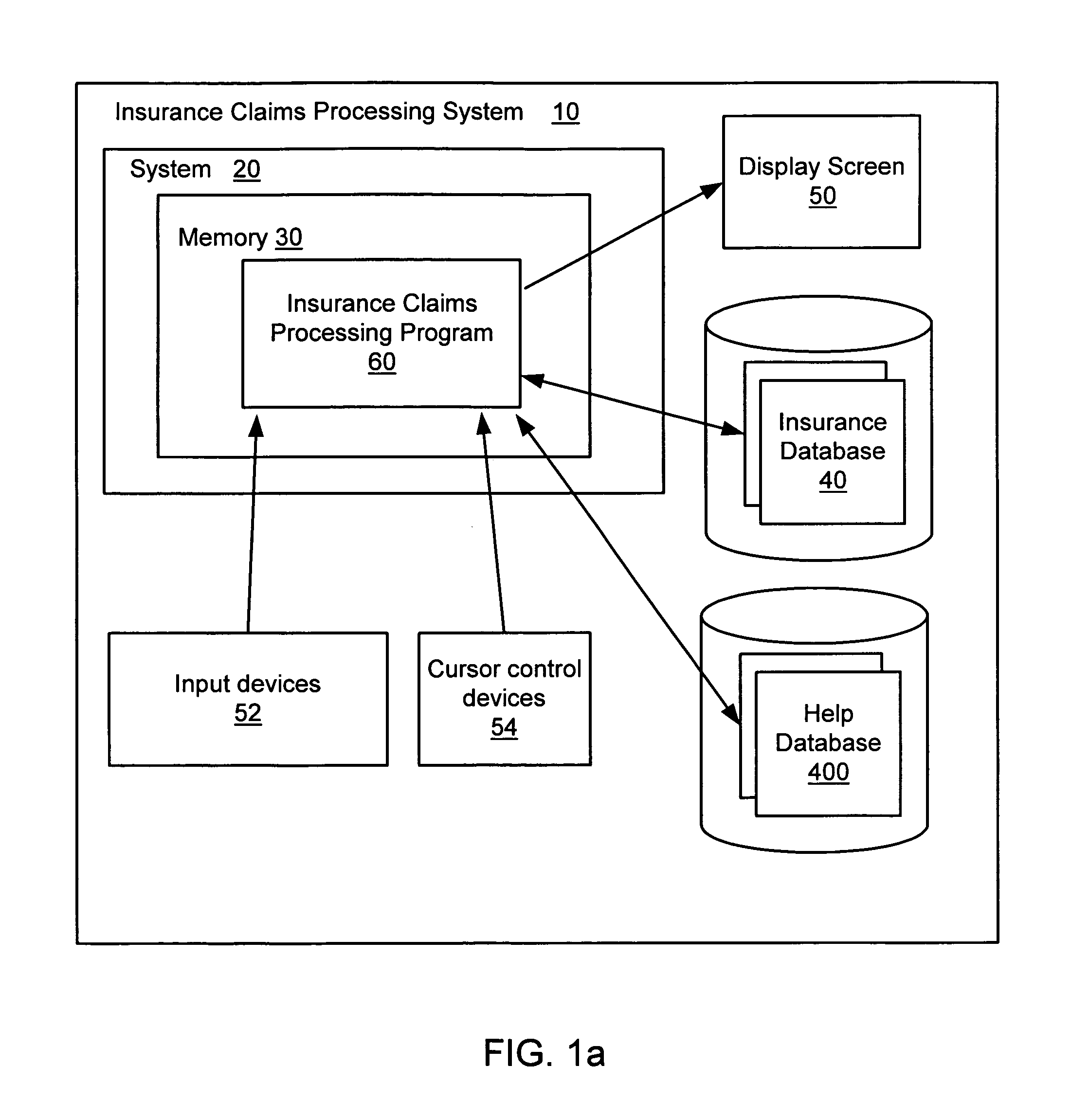 Dynamic help method and system for an insurance claims processing system