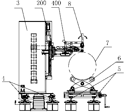 Five-axis steel pipe intersecting line cutter