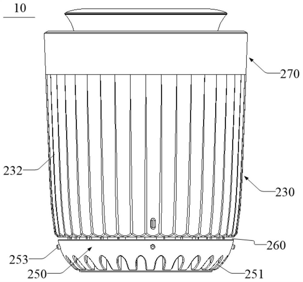 Moxibustion device and moxibustion assembly