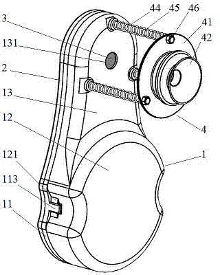 Wall drilling dust collector