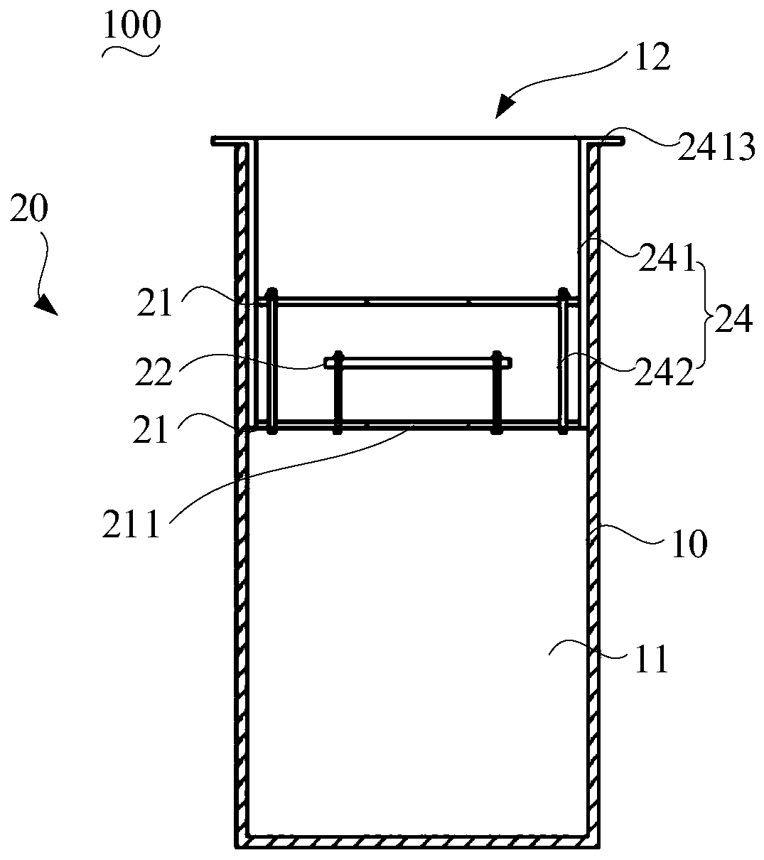 Evaporation crucible and evaporation device