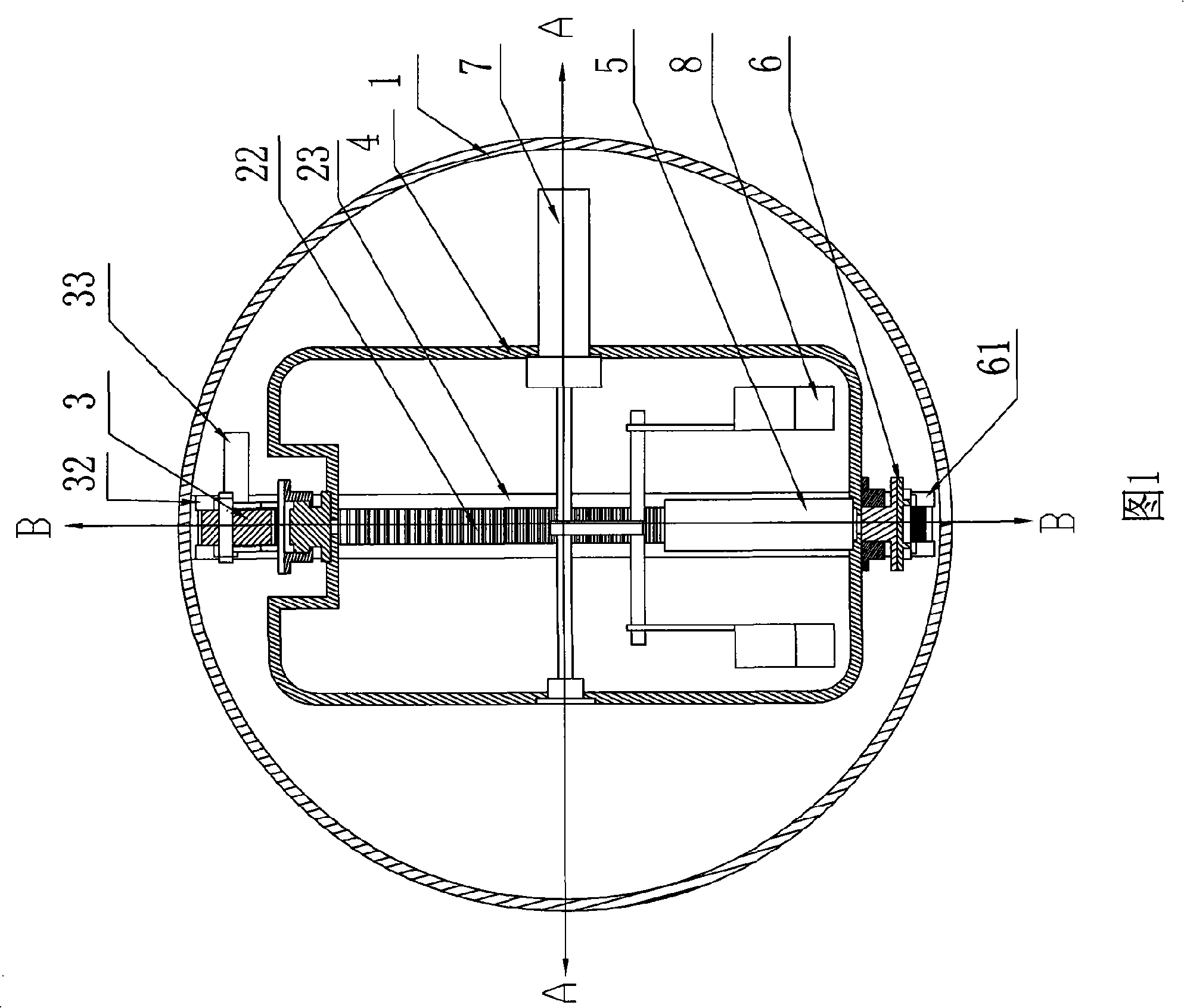 Three-drive spherical robot