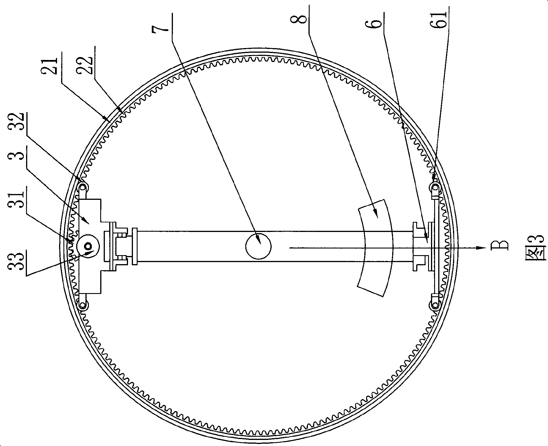 Three-drive spherical robot