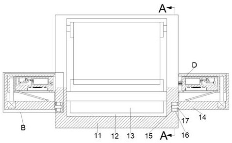 Express parcel conveying anti-retention device