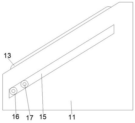 Express parcel conveying anti-retention device