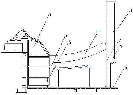 Lightweight driver enclosure with frame arranged inside