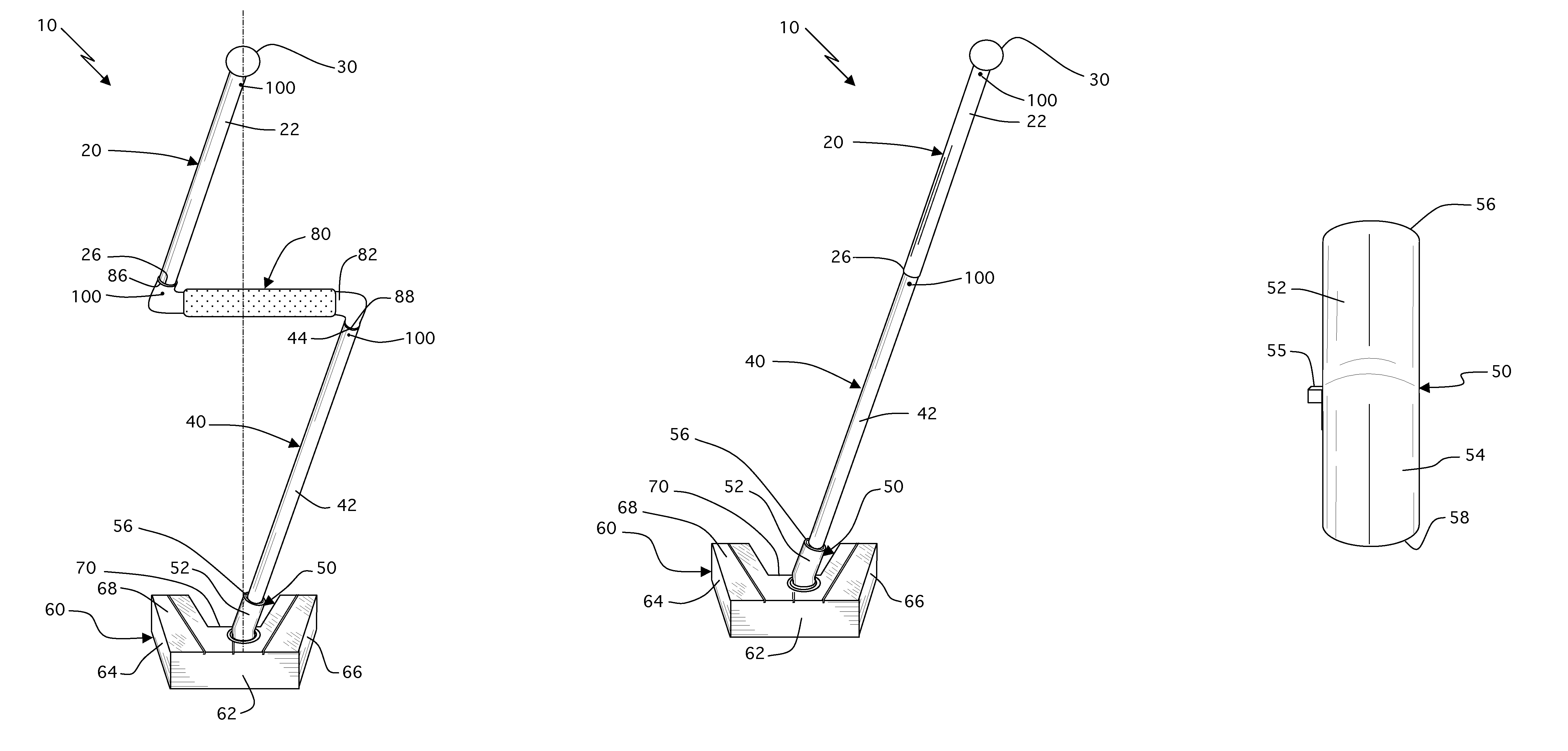 Adjustable golf putter