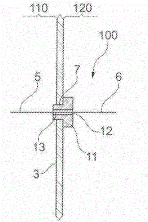 Passive repeater for forwarding radio signals, and use of such a passive repeater