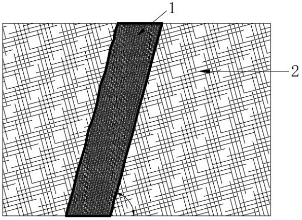 Metal vein water jet mining method