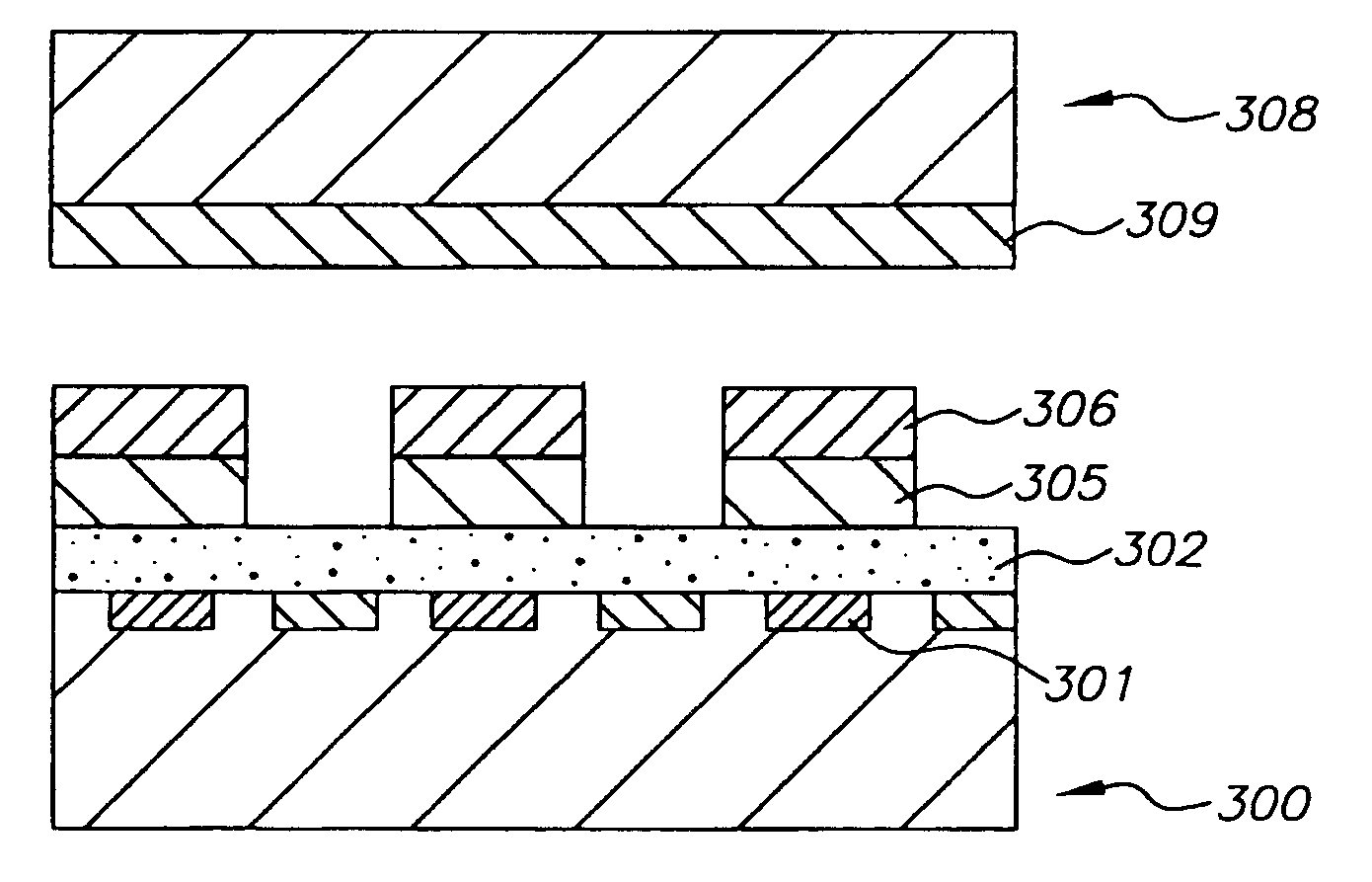 Method of making inlaid color filter arrays