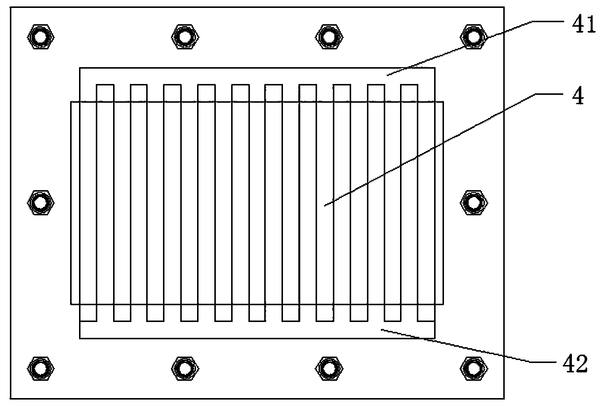 Device and method for preparing curvature method residual stress test specimen