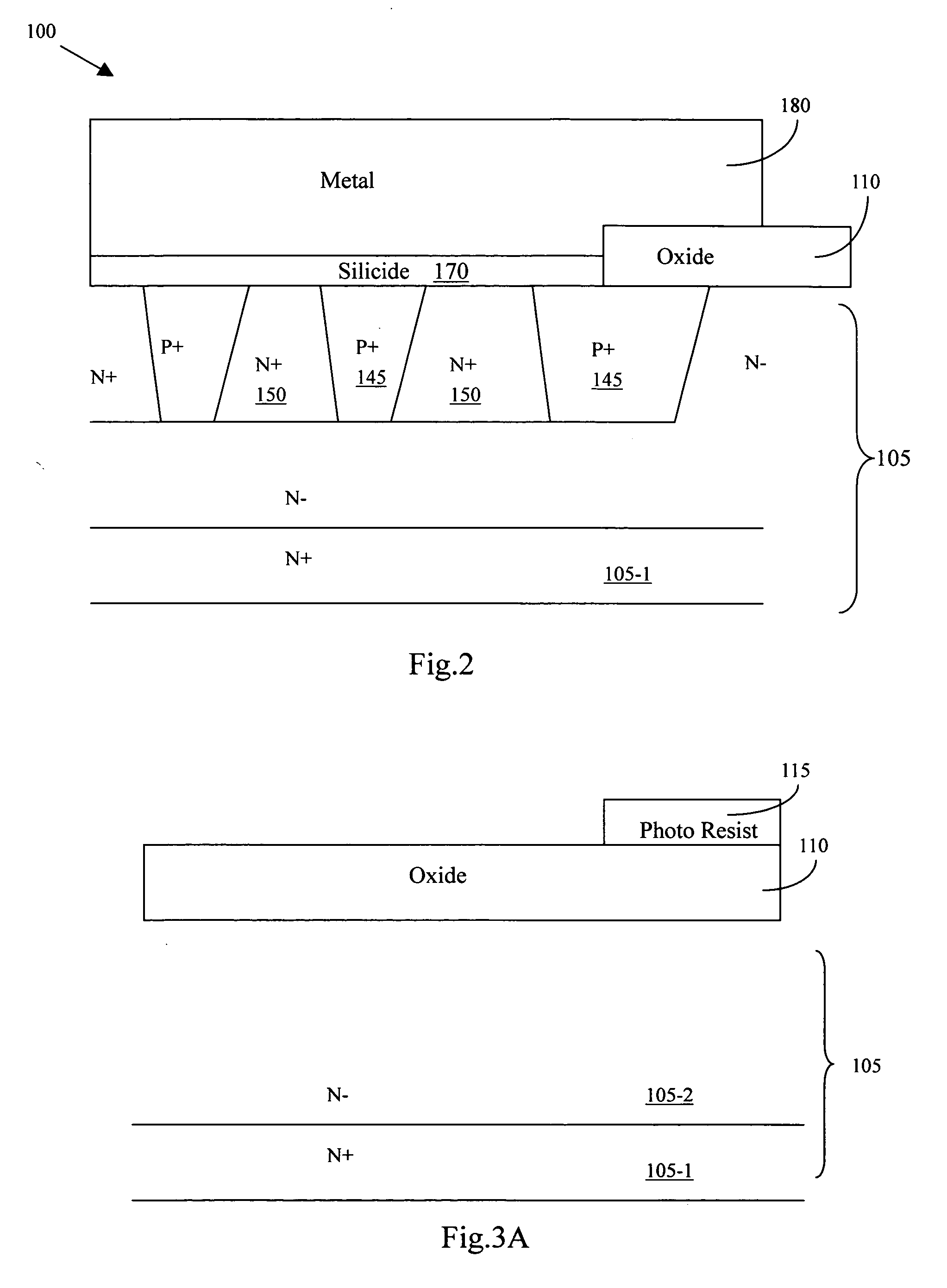 Junction barrier schottky with low forward drop and improved reverse block voltage