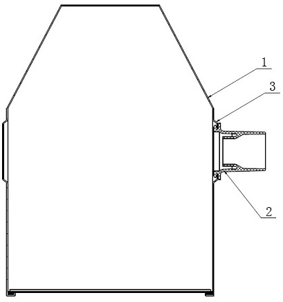 Novel connector device for air pipe of ring spinning frame