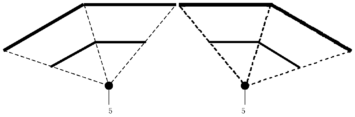 Large-view-field head-mounted display equipment distortion correction method based on multi-angle sampling