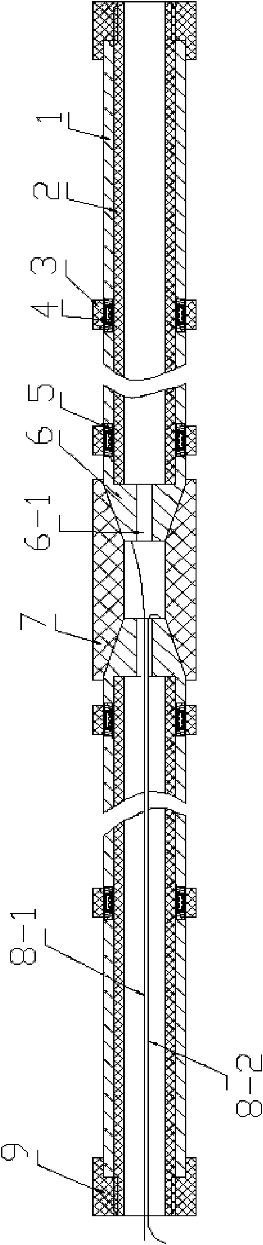 Omnidirectional cylindrical dipole antenna for underground earth-probing radars