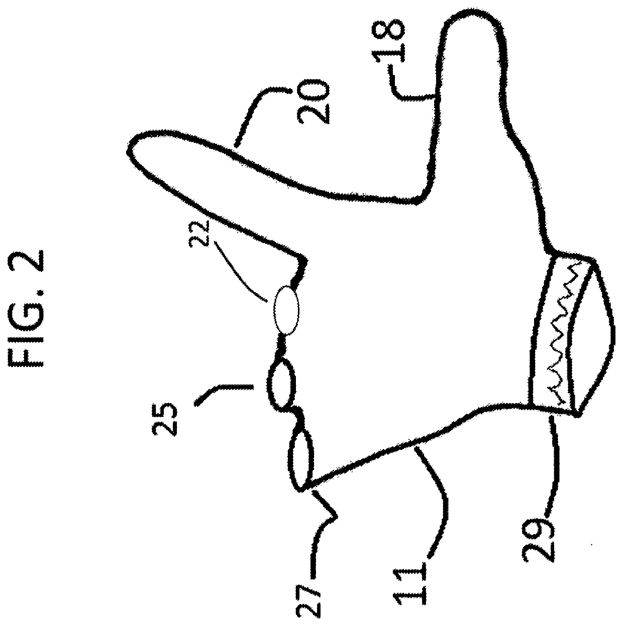 Partial Fingered Gloves for Football or Golf Play