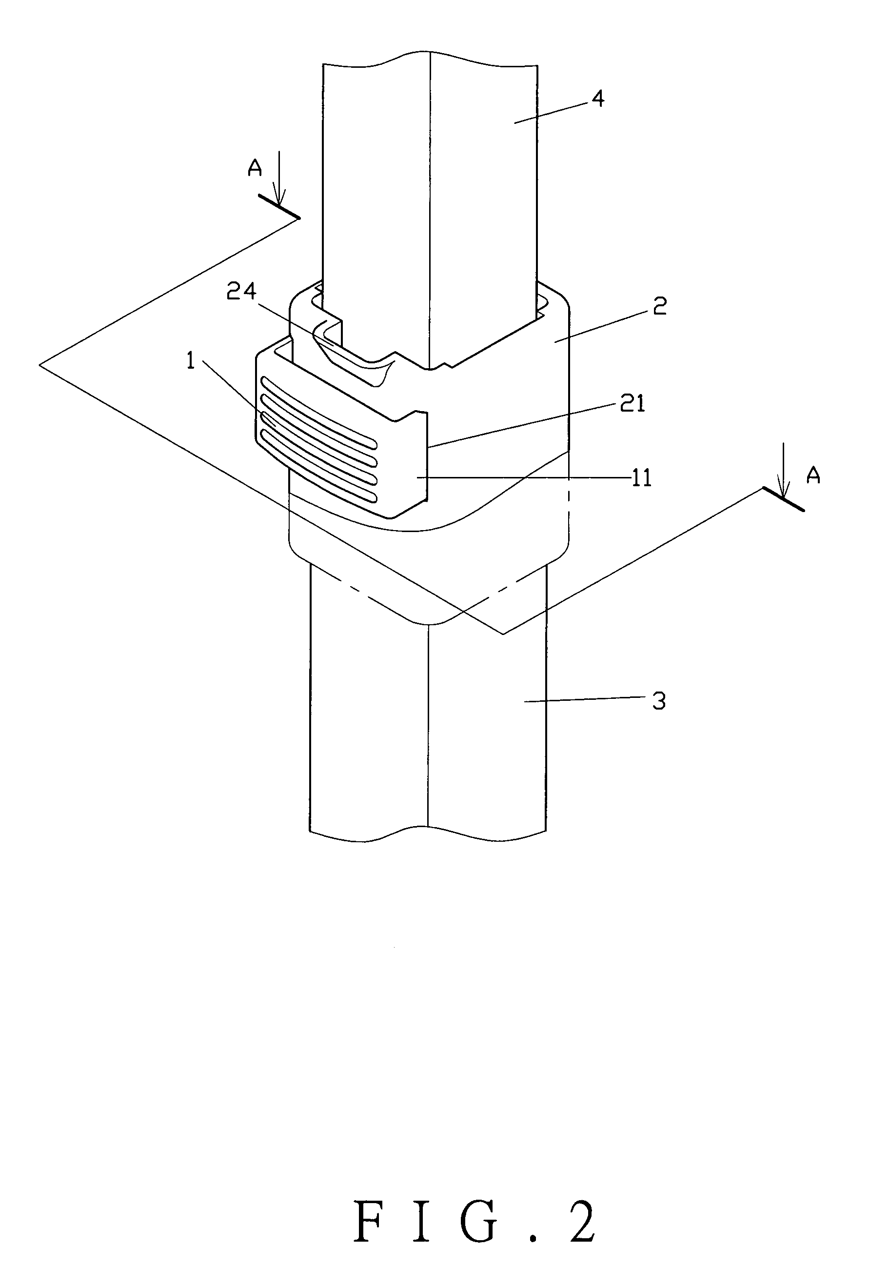Locating device for a retractable strut of a tent or a closet