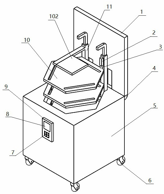 Ultrasonic-assisted ice glazing device and control method thereof