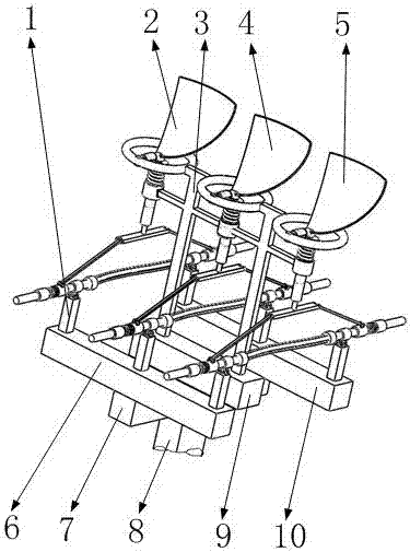 Electric wire anti-bird-nesting mechanism based on pressure bar structure