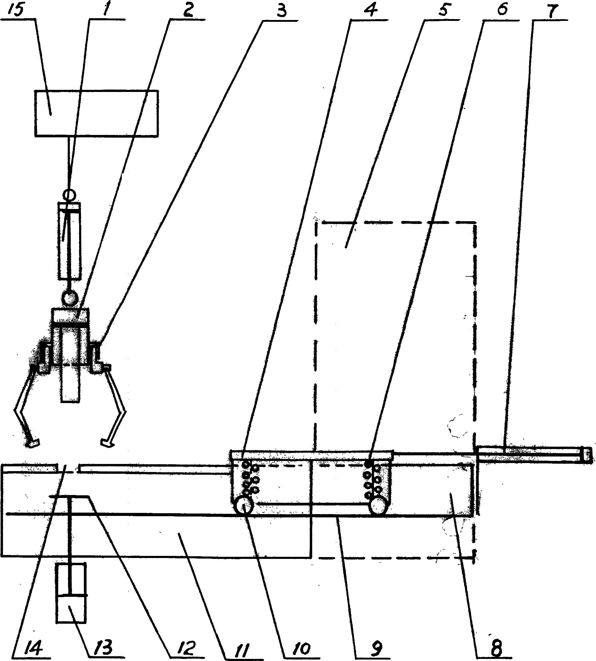 Auxiliary hydraulic set for great tonnage press