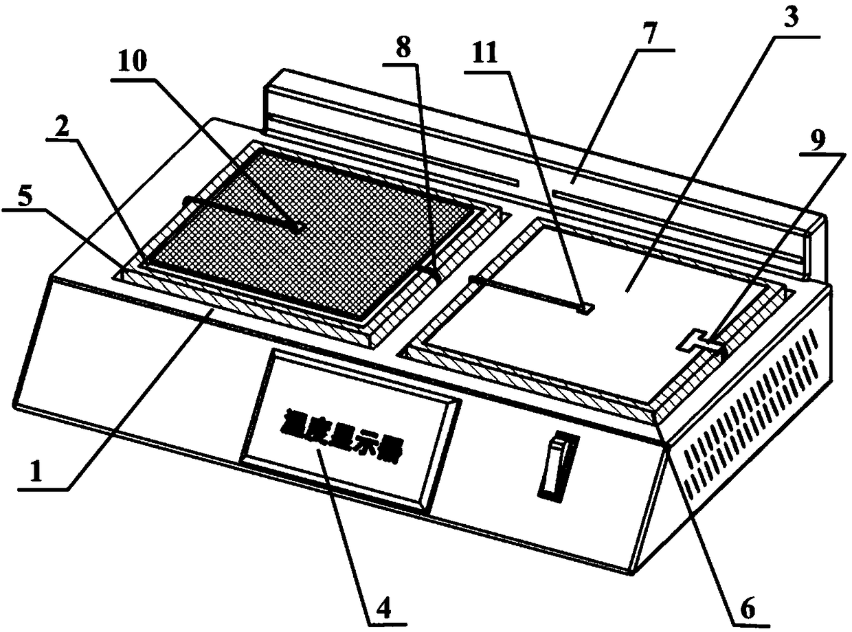 Tester for rapidly testing heat-insulation property of fabric