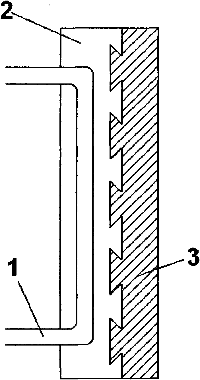 Cooling wall with pre-coated slag crust