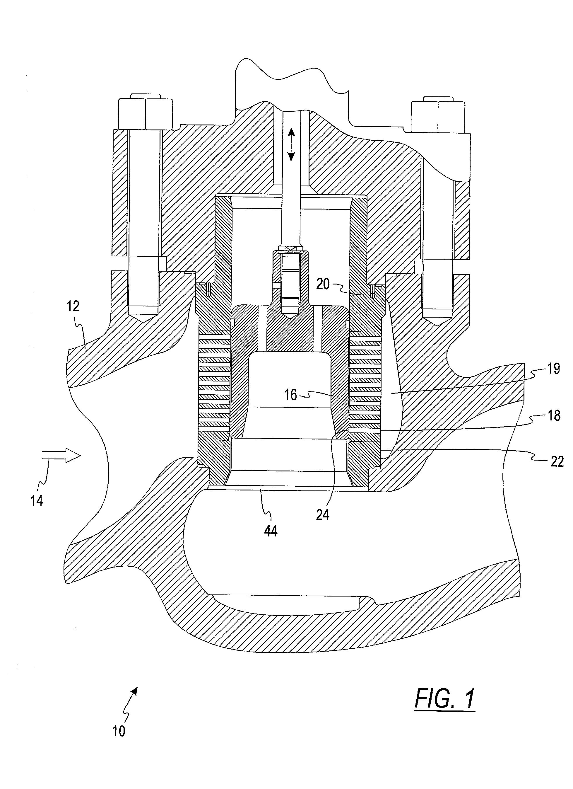 High rangeability control valve