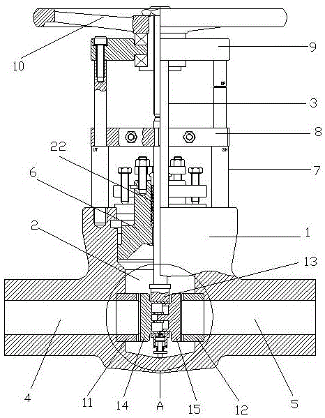 Self-sealing gate valve structure