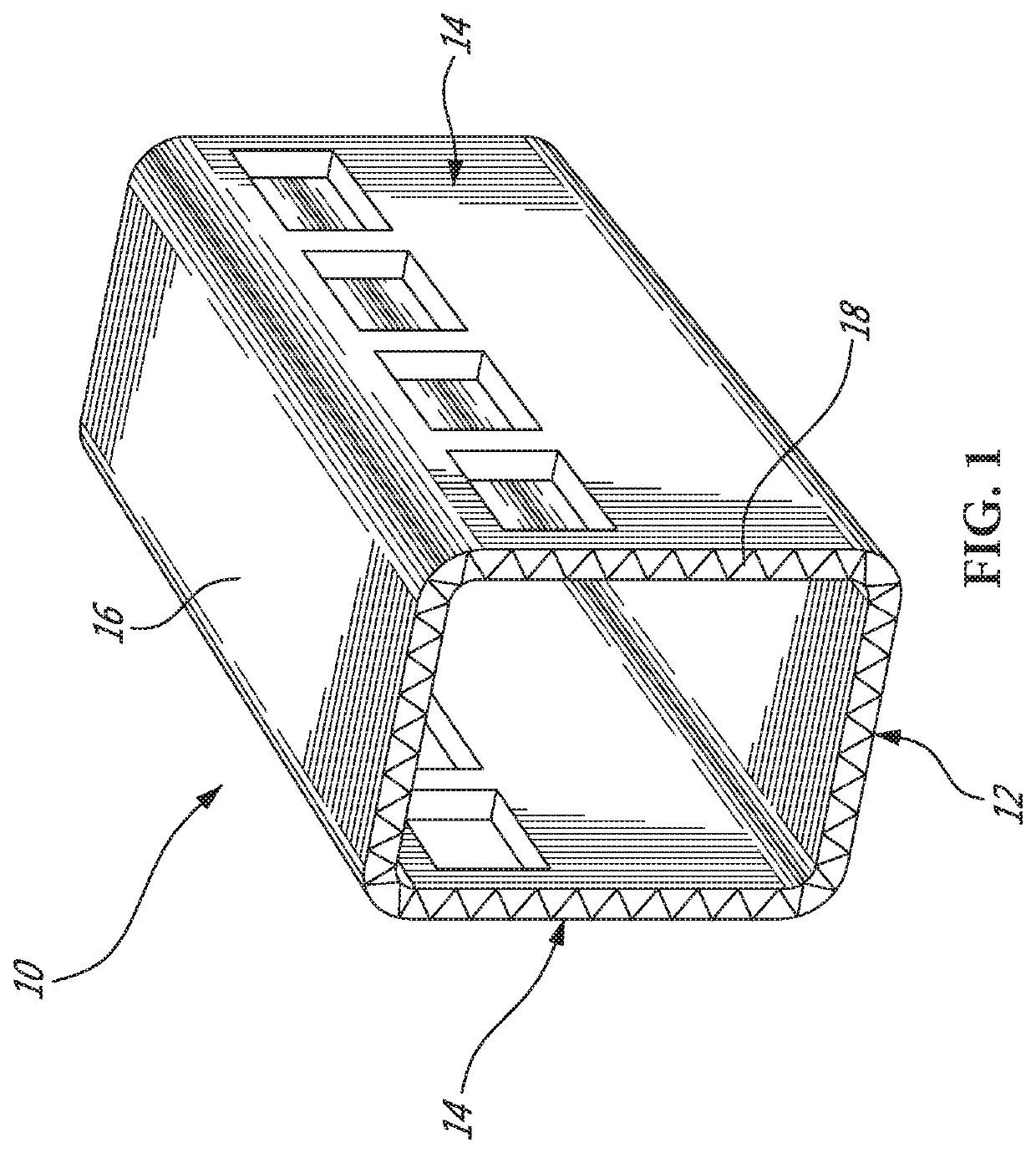 Railcar body made of mating panels having a predetermined gap there in between