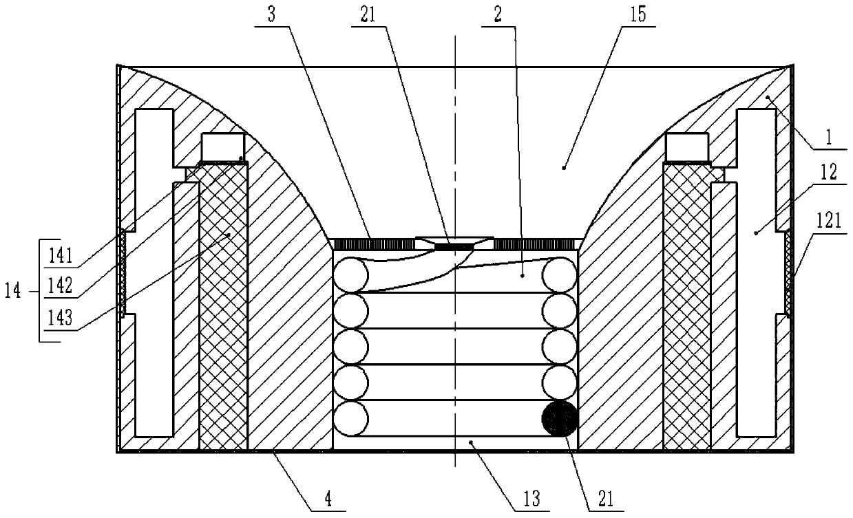 Cut-off apparatus used for intestinal tract therapy