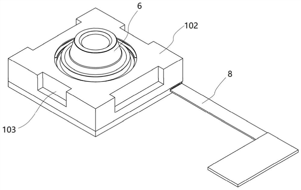 Anti-shake focusing motor and application module thereof