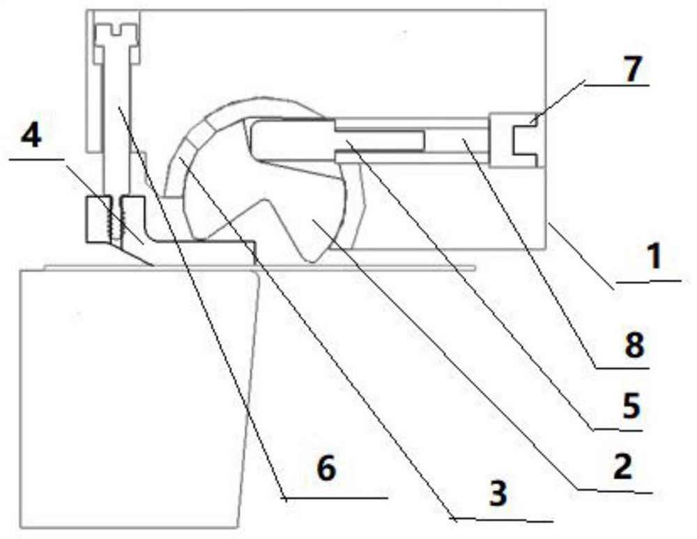 Flanging and bending device