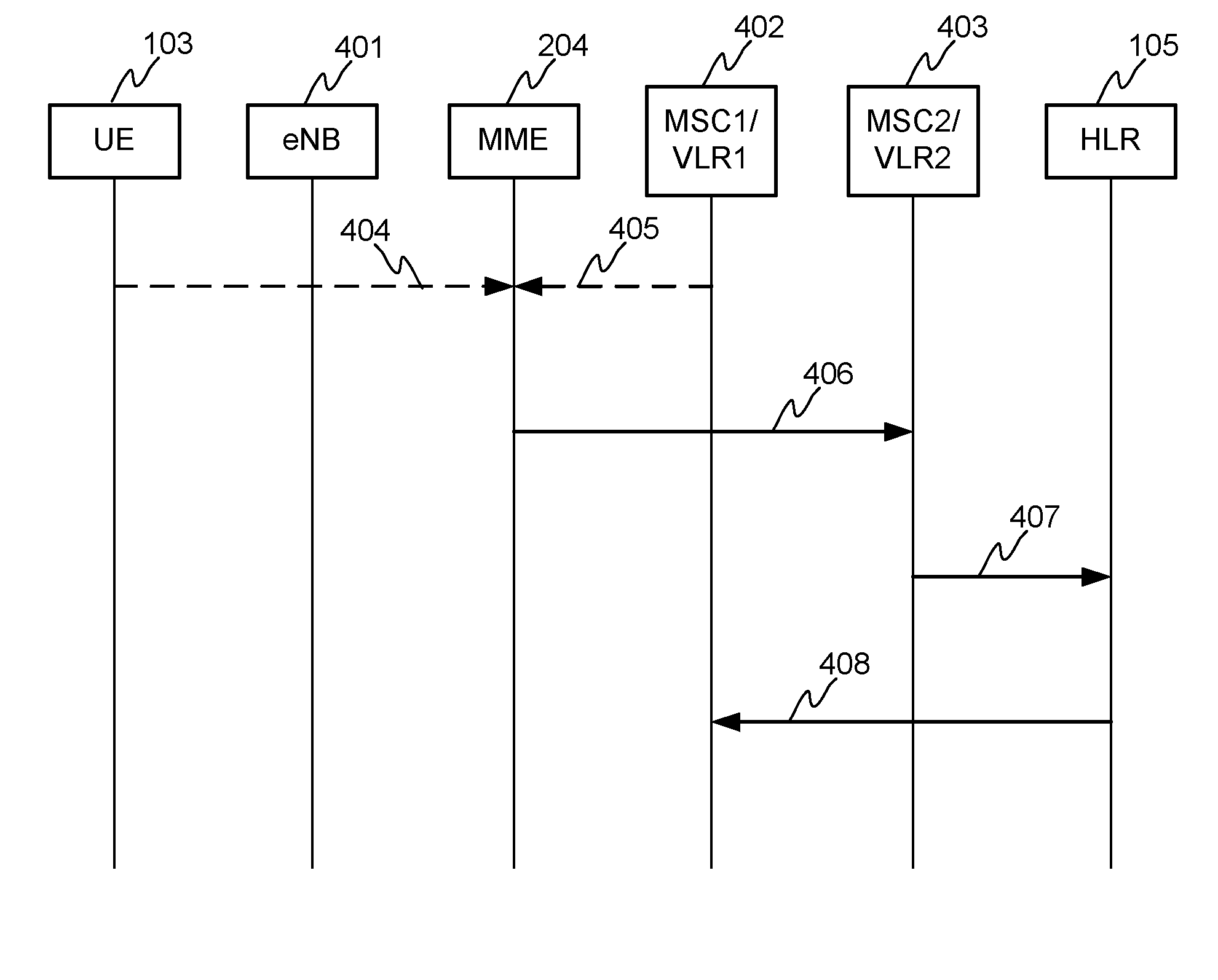 Modification of information in a communication network