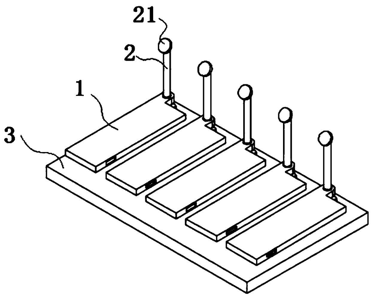 Two-wheeled bicycle or electric car public parking device