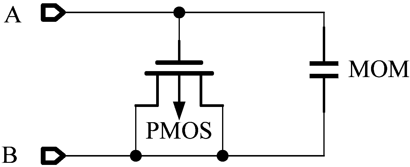 Method for manufacturing capacitors with large unit capacitance in ordinary LOGIC process