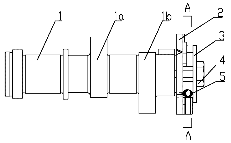 Engine camshaft assembly and motorcycle