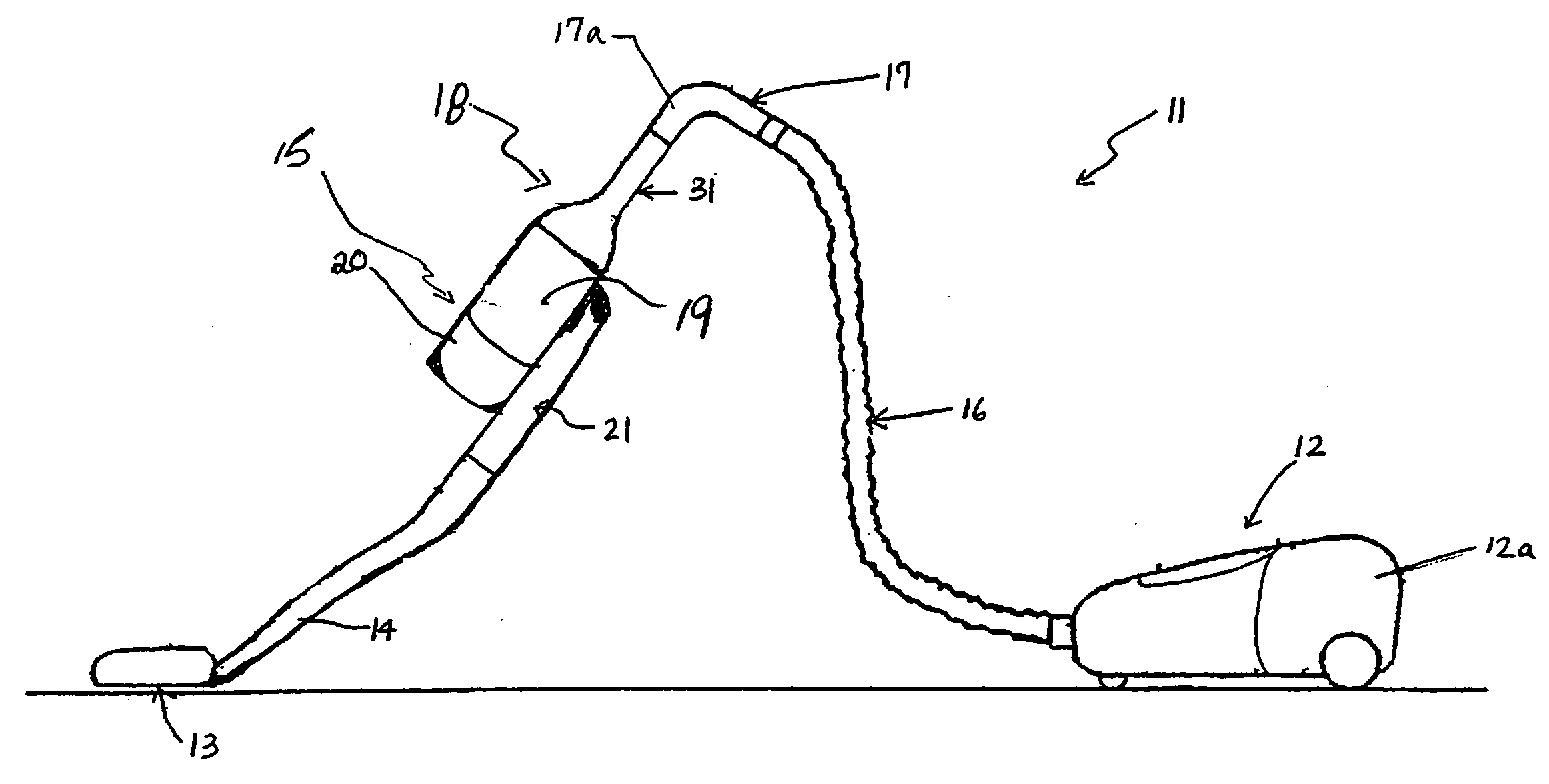 Compact cyclonic separation device