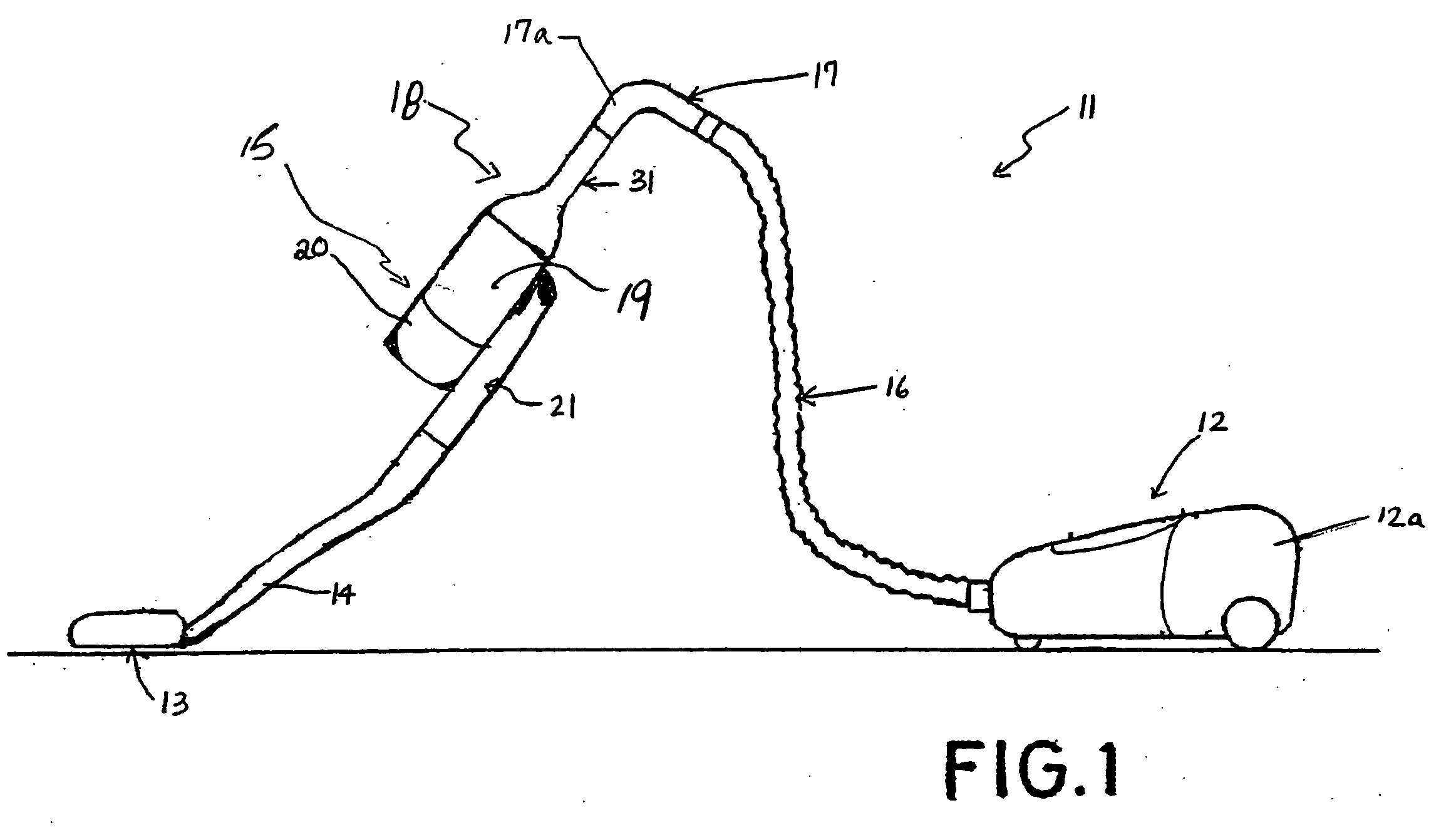 Compact cyclonic separation device