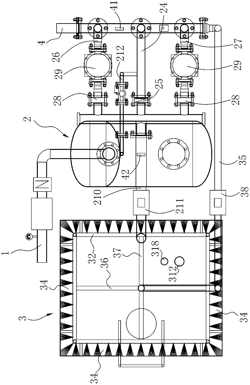 Constant-pressure variable integrated no-negative-pressure water supply equipment